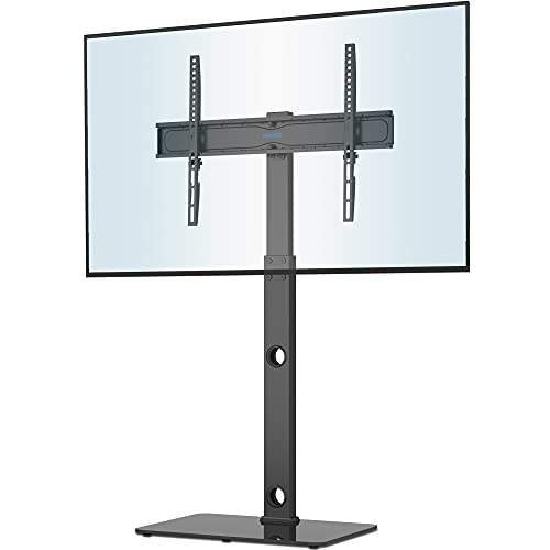 BONTEC Soporte TV Pie Soporte Suelo para Televisores Curvos Planos de Plasma OLED LCD LED de 30-70 Pulgadas, Soporte de TV Alto Ajustable en Altura con Soportes de hasta 40 kg, VESA Máximo 600x400 mm