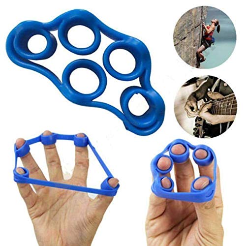 Boolavard Bandas de resistencia de la mano para estiradores de dedos, extensor de mano, fortalecedor, entrenador de fuerza, juego de agarradores para artritis, túnel carpiano