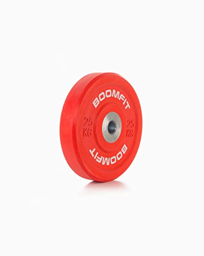 Boomfit Disco de Competición 5-25kg - Añade Peso a Tus Ejercicios compuestos como: Sentadillas, Peso Muerto, Press en Banco, Press Militar y Remo Inclinado (2.5)