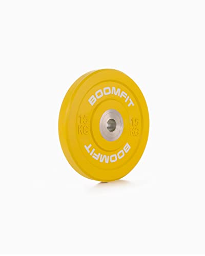 Boomfit Disco de Competición 5-25kg - Añade Peso a Tus Ejercicios compuestos como: Sentadillas, Peso Muerto, Press en Banco, Press Militar y Remo Inclinado (2.5)