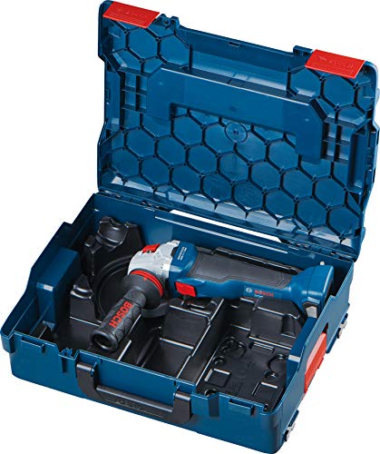 Bosch Professional 18V System GWS 18V-10 - Amoladora angular a batería (18V, disco Ø 125 mm, 9000 rpm, sin batería, en L-BOXX)