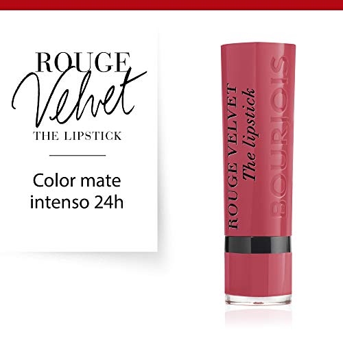 Bourjois Velvet The Lipstick Barra de Labios Tono 03 (Hyppink chic), 2.3 gr