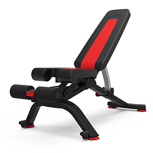 Bowflex 5.1S Stowable Bench Banco para Pesas, Adultos Unisex, Rojo, Negro, Gris, Talla Única