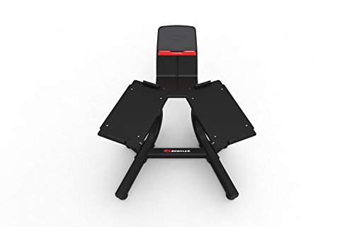 Bowflex SelectTech Stand with Media Rack Estante para Mancuernas Ajustables, Adultos Unisex, Rojo, Negro, Gris, Talla Única