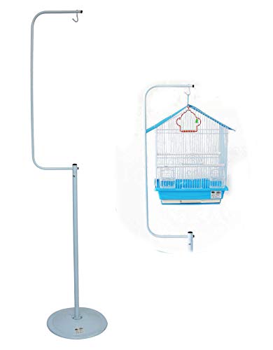 BPS Pie de Gancho para Colgar la Jaula Soporte para Jaula de Pájaros Loro 3 Modelos Elegir (Abierto: 152x34 cm) BPS-1252