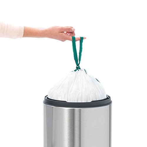 Brabantia Touch Bin Cubo de Basura, 30 litros, Acero Inoxidable, Gris Metalizado, 32 x 29.5 x 72 cm