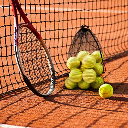 Bramble 15 Pelotas de Tenis - Bolas de Tenis con Bolsa de Malla de Transporte | Bolas de Práctica