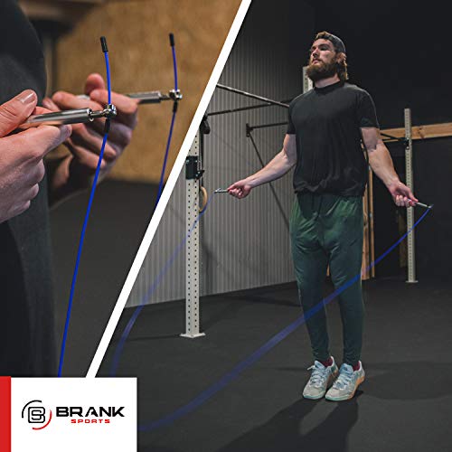 Brank Sports® Paquete de lastres para Comba Brank Rope | 2 Pesas de 60 g Cada una, 2 Tuercas y 1 Llave Allen Gratis