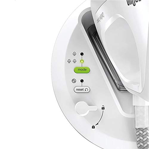 Braun CareStyle Compact IS2044 - Centro de Planchado, Suela 3D Eloxal Plus, Potencia 2200 W, Depósito 1.3 L, Vapor Constante 120 g/min, Presión 5 bar y Golpe de Vapor 350 g/min, Blanco/Púrpura