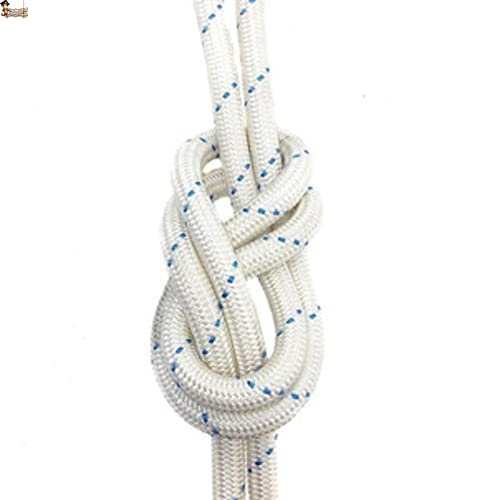 BricoLoco.com Cuerda driza Nylon Trenzada. SOGA Fibra sintética de Nylon. Cabo Amarre, Agricultura, ganadería, construcción, decoración, Crossfit. Alta Resistencia. (10, Ø 12 mm.)