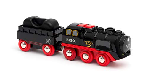 BRIO- Loca de Vapor con depósito de Agua 33884 Trenes, construcción, Multicolor