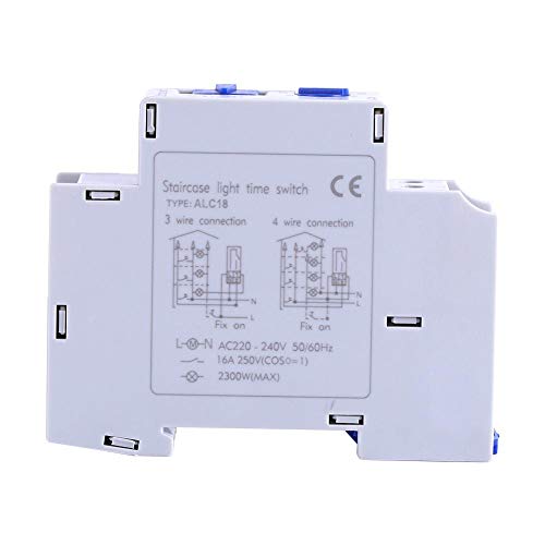 Broco AC 220-240V Temporizador de seguridad Enchufe Interruptor de luz programable Temporizador con Electrónico Programable Una Máquina para Múltiples Propósitos