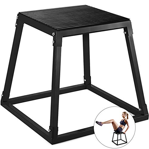 BuoQua Caja Plyométrica de 12 pulgadas Ejercicio Plataforma Plyometric Jump Box Plyometric Training Jump Squat Box Set de caja de fitness para entrenamiento de salto