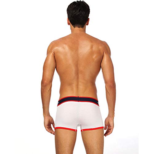 Buyaole-underwear Calzoncillos Hombre con Relleno,Boxer Rojo,Ropa Interior Hombre Clasica,Lenceria Gay Hombre,Tangas Mujer,Pantalones Cortos Hombre Fitness