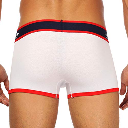 Buyaole-underwear Calzoncillos Hombre con Relleno,Boxer Rojo,Ropa Interior Hombre Clasica,Lenceria Gay Hombre,Tangas Mujer,Pantalones Cortos Hombre Fitness