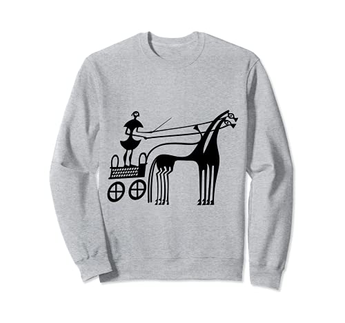 Caballo Y Carro Arte Griego Sudadera