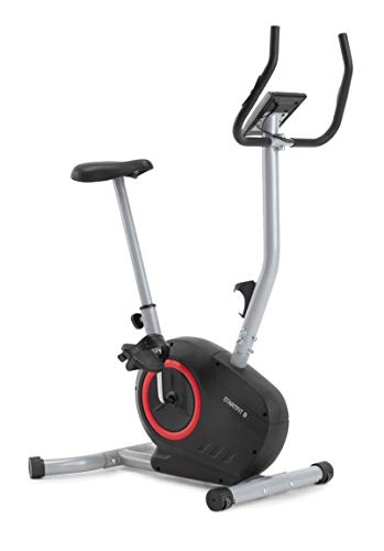 Cadence Startfit B - Bicicleta estática vertical unisex, color negro y rojo