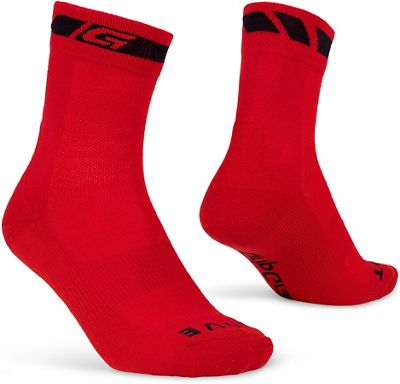 Calcetines de invierno GripGrab Merino - Rojo, Rojo