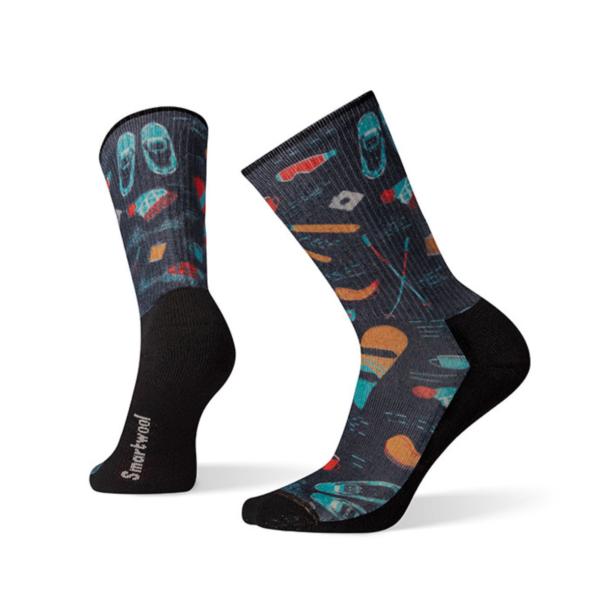 Calcetines deportivos con estampado Smartwool Hike Light Hut Trip - Calcetines