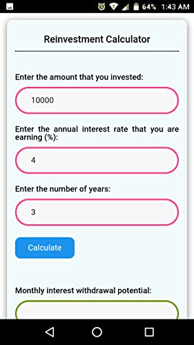 Calculadora de reinversión