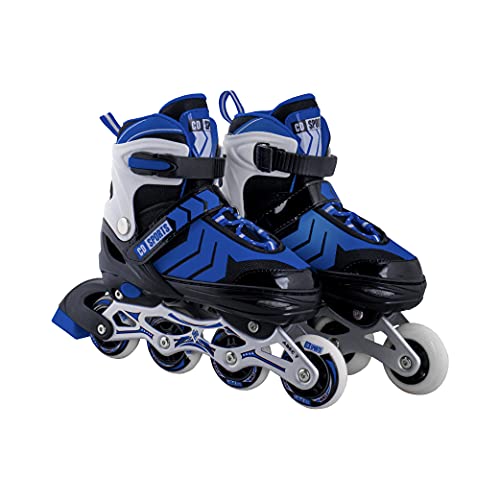 Calma Dragon Patines en Linea, Tamaño Ajustables, Profesionales para Adultos y Niños, 4 Ruedas, Skates, ABEC-7,Forro Interior, Rollers para Mujer y Hombre (Azul, M)