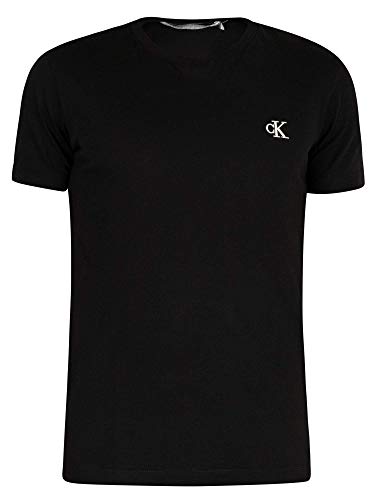 Calvin Klein Jeans Essential Slim tee Camiseta, CK Black, M para Hombre