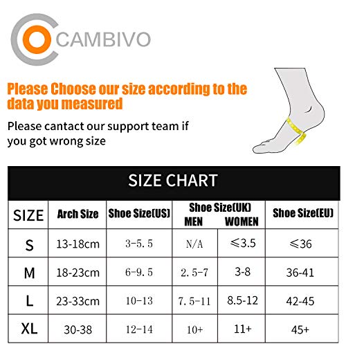 CAMBIVO Tobillera Estabilizadora 2 Pares, Tobillera Para Esguince Compresión Ajustable Protección, Calcetín Para Fascitis Plantar