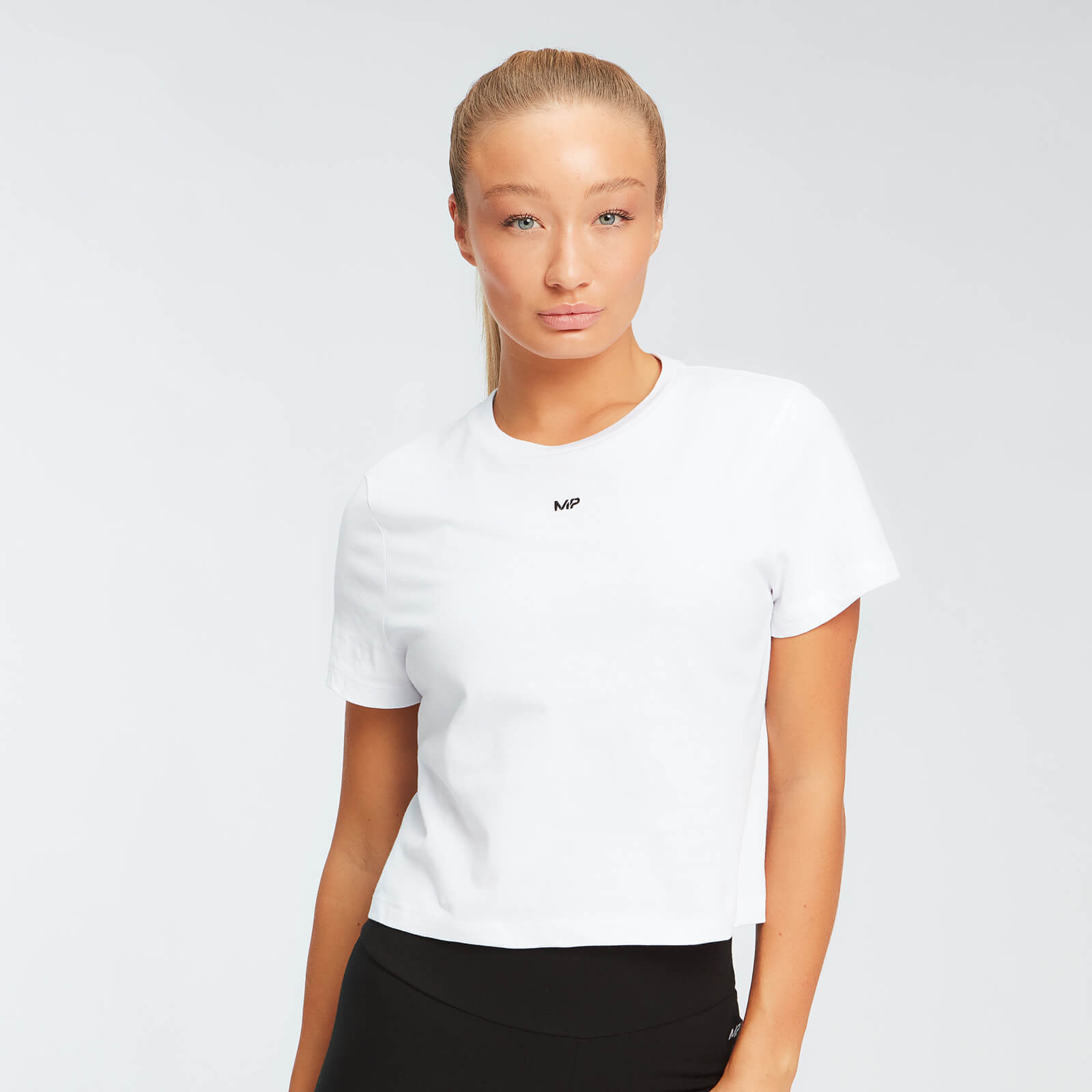 Camiseta corta Essentials para mujer de MP - Blanco - S