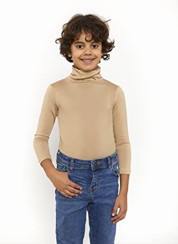 Camiseta Interior Térmica para Niños Unisex - Colores a elegir (Beige, 13-14 años)