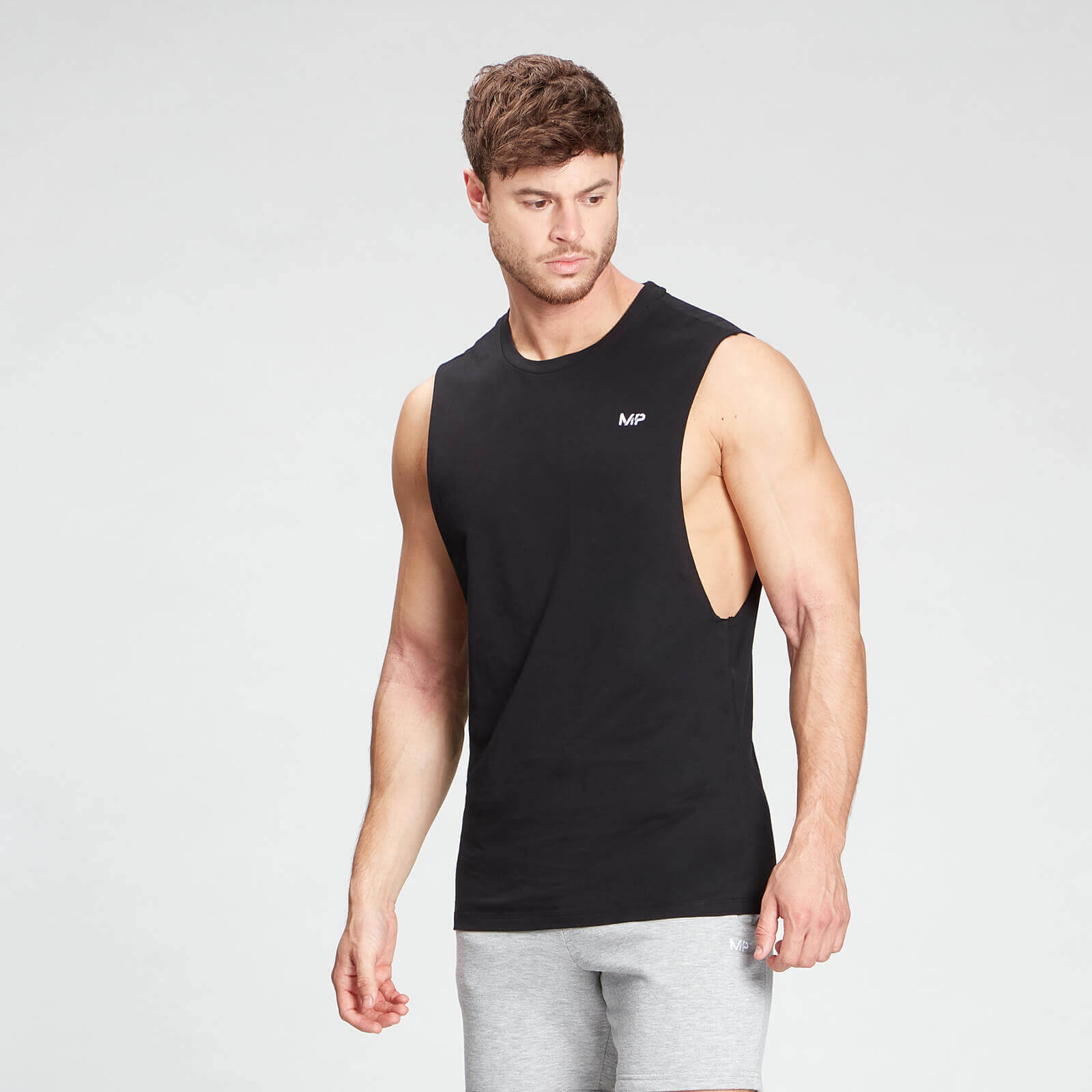 Camiseta Sin Mangas para Hombre Pack de 2 - Blanco/Negro - S