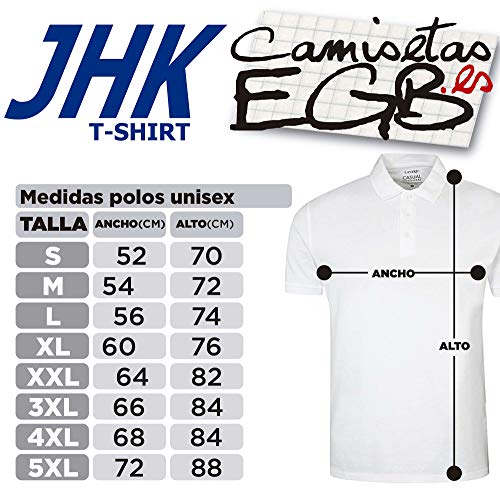 Camisetas EGB Polo Seat 600 ochenteras 80´s Retro (Negro, L)