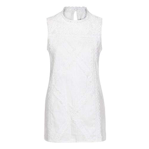 Camisetas Mujer Dia de la Mujer Verano Patchwork De Encaje Casual Ahuecar Volantes Manga Corta Suéter De Cuello De Tortuga Linda Blusa Floral Camiseta Blanca para Mujer Hanyixue