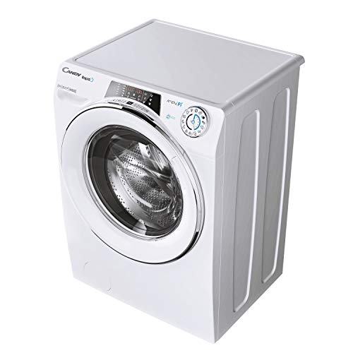 Candy RapidÓ RO 16106DWMCE/1-S - Lavadora 10 kg, Motor inverter, WiFi, Alexa y Google Home, Función Snap y Wash, Vapor, 9 ciclos rápidos, 1600 rpm, Blanco