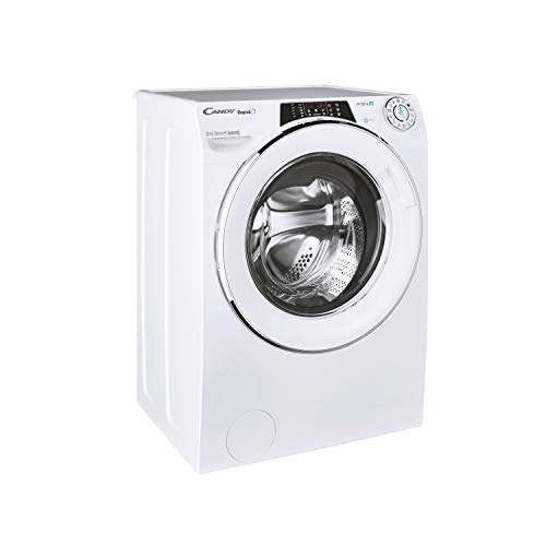 Candy RapidÓ RO 16106DWMCE/1-S - Lavadora 10 kg, Motor inverter, WiFi, Alexa y Google Home, Función Snap y Wash, Vapor, 9 ciclos rápidos, 1600 rpm, Blanco