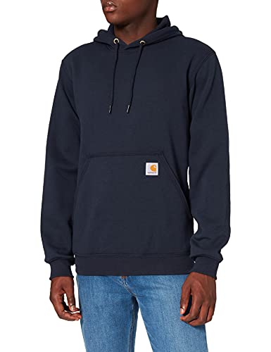 Carhartt K121.472.S007 Sudadera con capucha de peso medio, color: azul marino, talla: XL