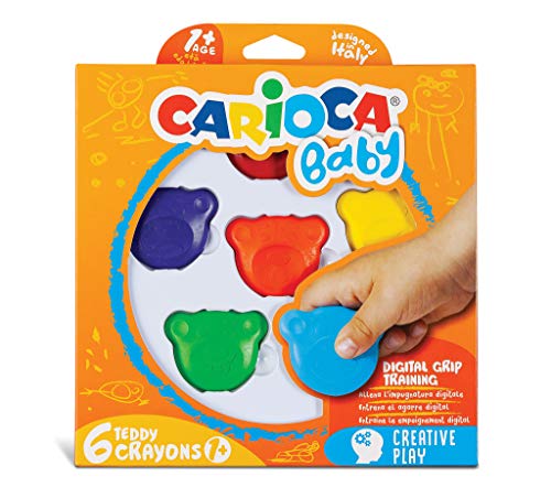 Carioca Ceras Teddy 6 Colores 42956