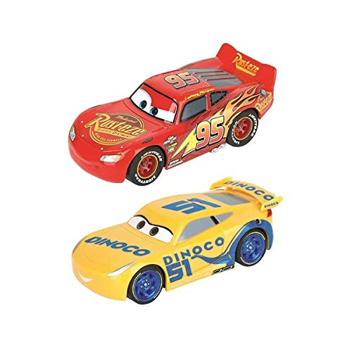 Carrera First - Disney Pixar Cars Circuito de Coches de Dinoco Cruz Ramirez, Pista de 2.4m