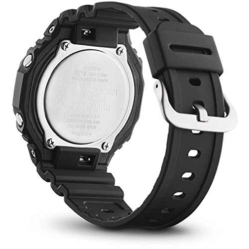 Casio Reloj Analógico-Digital para Unisex Adulto de Cuarzo con Correa en Caucho GA-2100-1A1ER