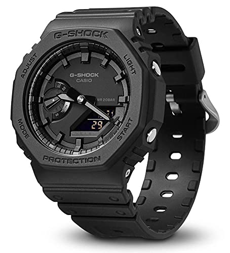 Casio Reloj Analógico-Digital para Unisex Adulto de Cuarzo con Correa en Caucho GA-2100-1A1ER