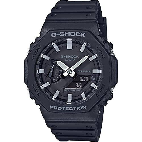 Casio Reloj Analógico-Digital para Unisex Adulto de Cuarzo con Correa en Caucho GA-2100-1AER