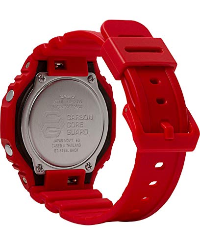 Casio Reloj Analógico-Digital para Unisex Adulto de Cuarzo con Correa en Caucho GA-2100-4AER