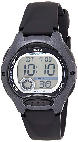 Casio Reloj Digital para Mujer de Cuarzo con Correa en Plástico LW-200-1BVEG