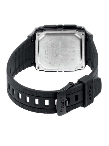 Casio WAVE CEPTOR Reloj Radiocontrolado, Negro, para Hombre, con Correa de Resina, WV-59E-1AVEG