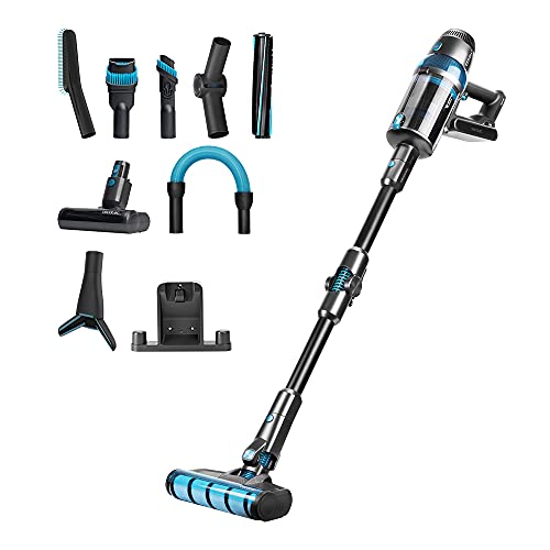 Cecotec Aspirador Escoba sin Cable Conga Rockstar 1500 Ultimate ErgoFlex. Motor Digital, 3 en 1, 680 W, 26 kPa, Modo Automático, Tubo Flexible, 90 Minutos de Autonomía, Kit de Accesorios