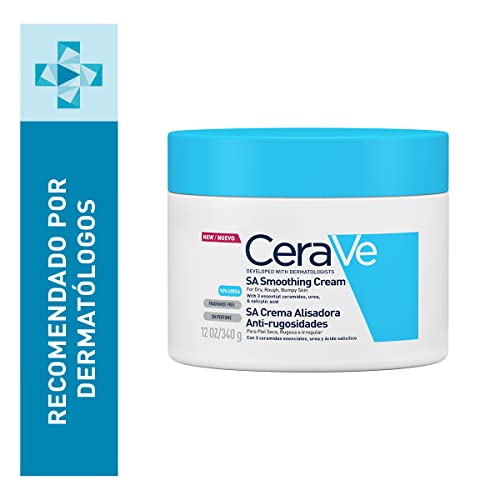 CeraVe SA Crema suavizante | 340 g/12 oz | Hidratante para piel más suave en solo 3 días*