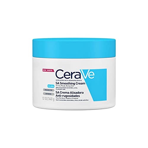 CeraVe SA Crema suavizante | 340 g/12 oz | Hidratante para piel más suave en solo 3 días*