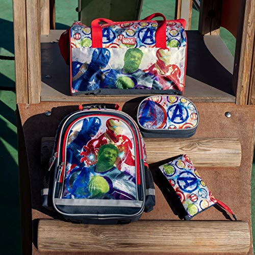 Cerdá CRD-2100003011 - Bolsa Grande de Deporte The Avangers infantil - Licencia Oficial de Marvel Studios, Multicolor