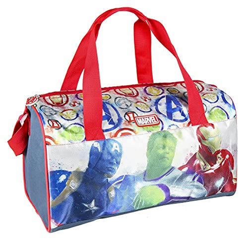 Cerdá CRD-2100003011 - Bolsa Grande de Deporte The Avangers infantil - Licencia Oficial de Marvel Studios, Multicolor