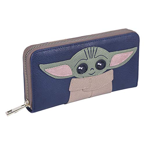 Cerdá Life'S Little Moments Cartera Baby Yoda Fabricada en Polipiel-Licencia Oficial Star Wars, Multicolor, Medio