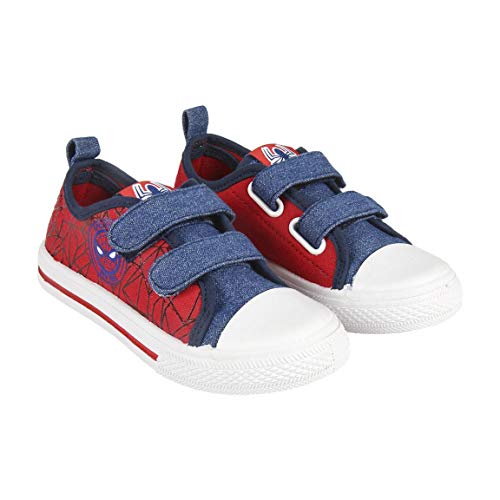 Cerdá - Zapatillas de Tela Baja de Spiderman - Licencia Oficial Marvel